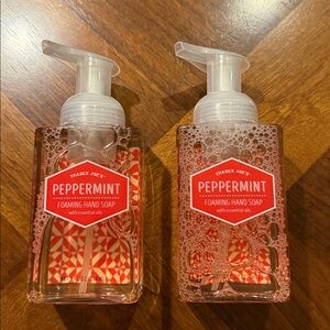 NWT LIMITED EDITION TRADER JOE'S PEPPERMINT FOAMING HAND SOAP - BUNDLE OF 2!